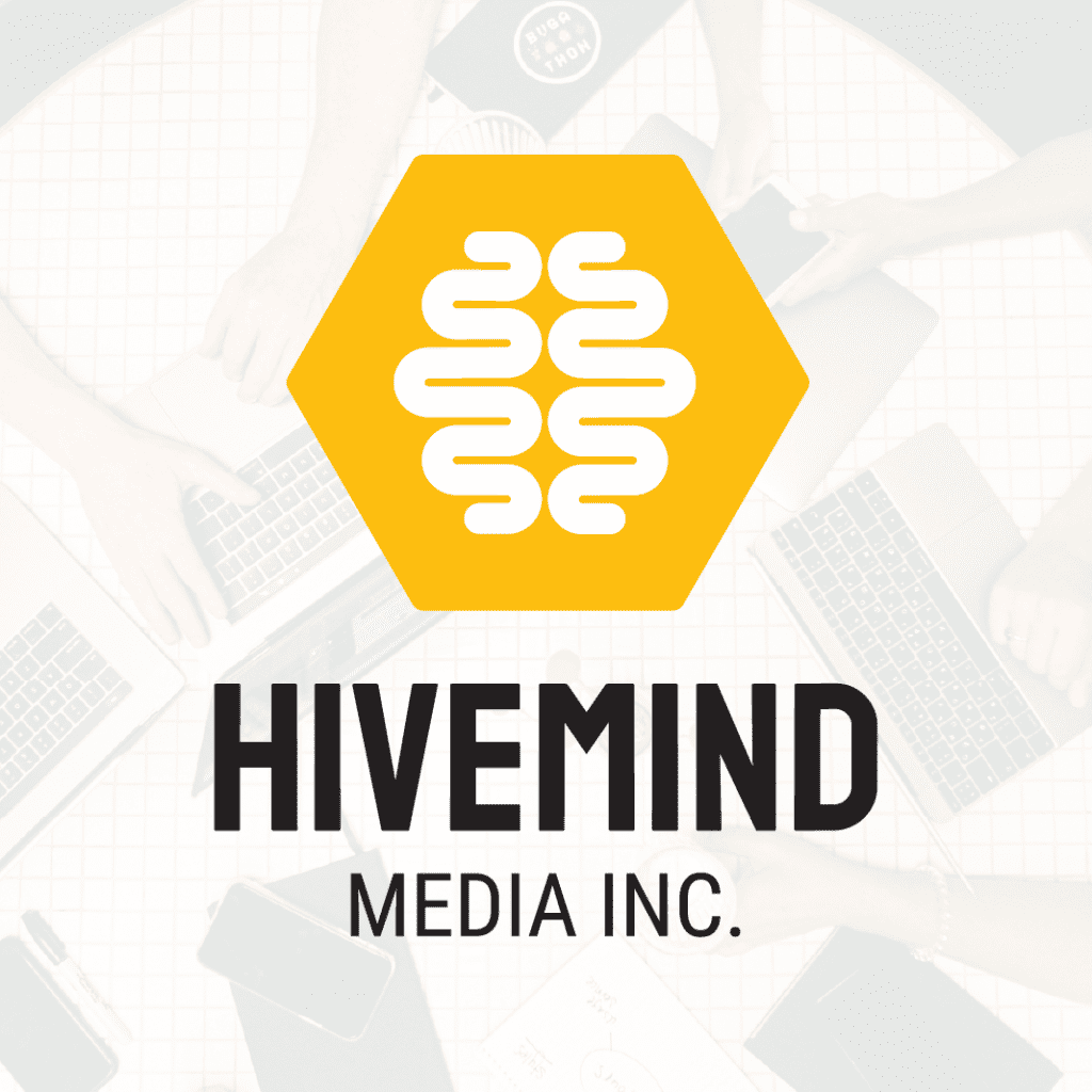 HiveMind main logo on an an opaque white background