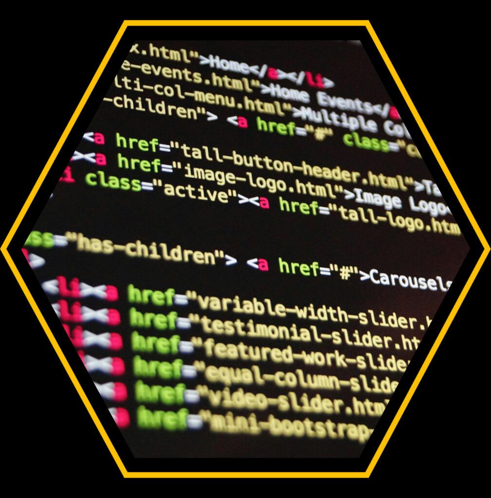 Coding backend text in an octagon thumbnail